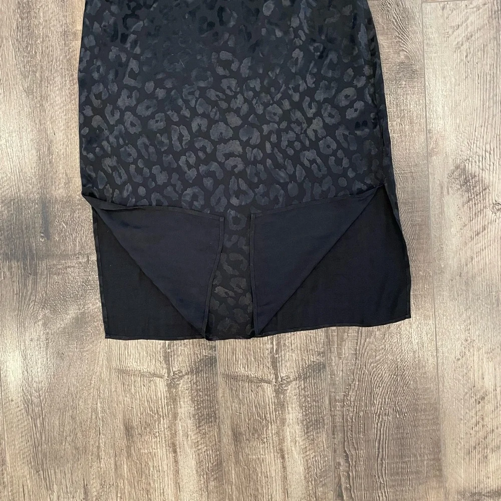 Express Black Leopard Dress size L - Picture 8 of 15